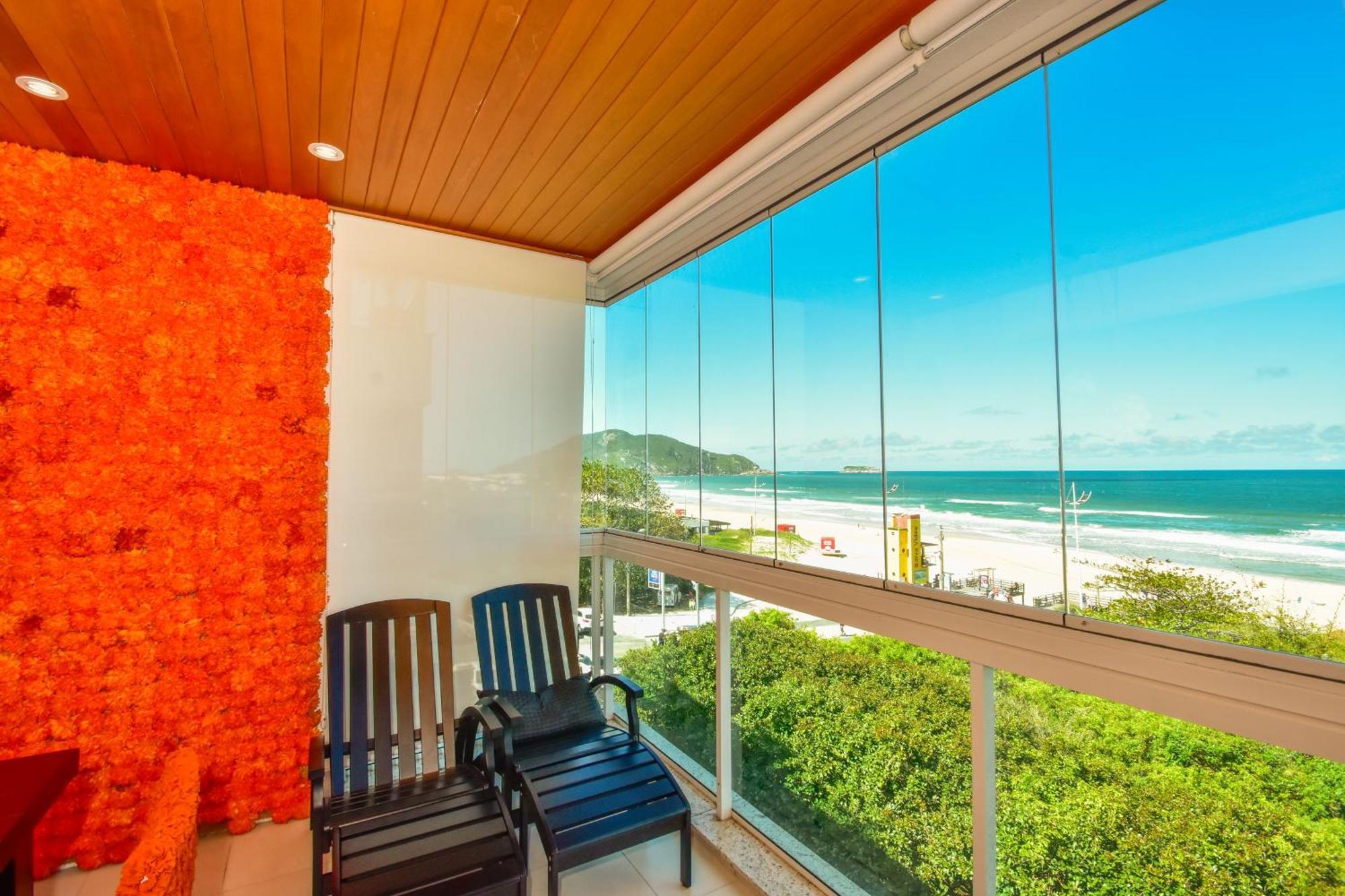 Apartamento Frente Mar Na Praia Do Santinho N880 Флорианополис Экстерьер фото
