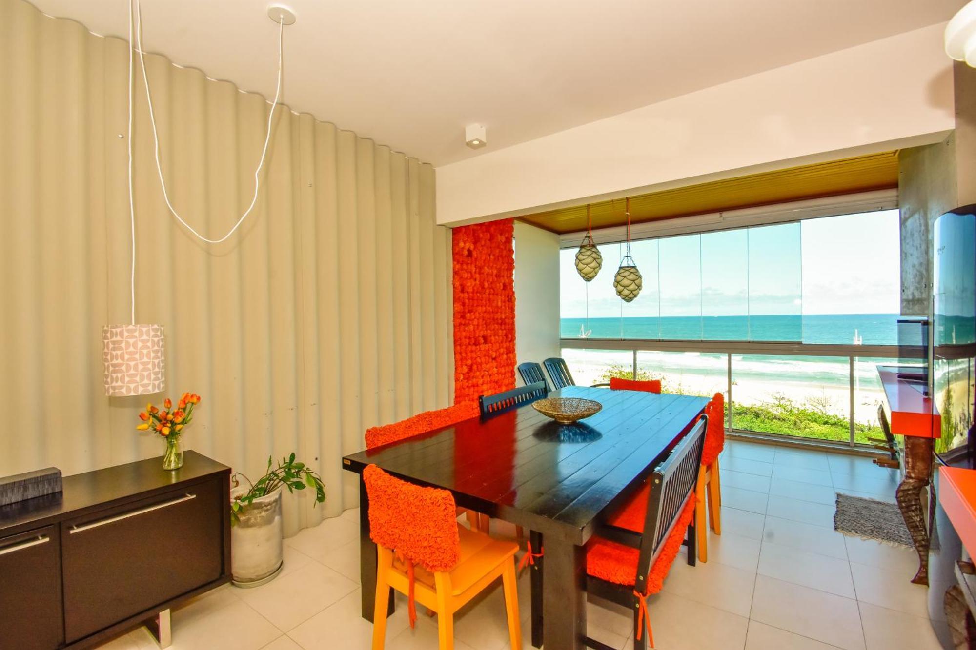 Apartamento Frente Mar Na Praia Do Santinho N880 Флорианополис Экстерьер фото