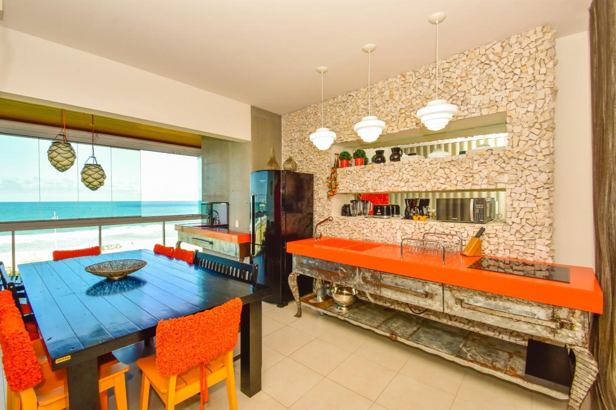Apartamento Frente Mar Na Praia Do Santinho N880 Флорианополис Экстерьер фото